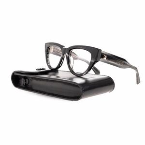 New! Valentino ESSENTIAL III VLX 125A, Chic Black Cat-Eye Glasses, Authentic